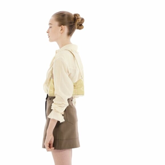 Stand Oil Pleats Bag in Butter Yellow - Picture 5 of 6